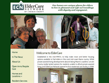 Tablet Screenshot of eldercarenetwork.org